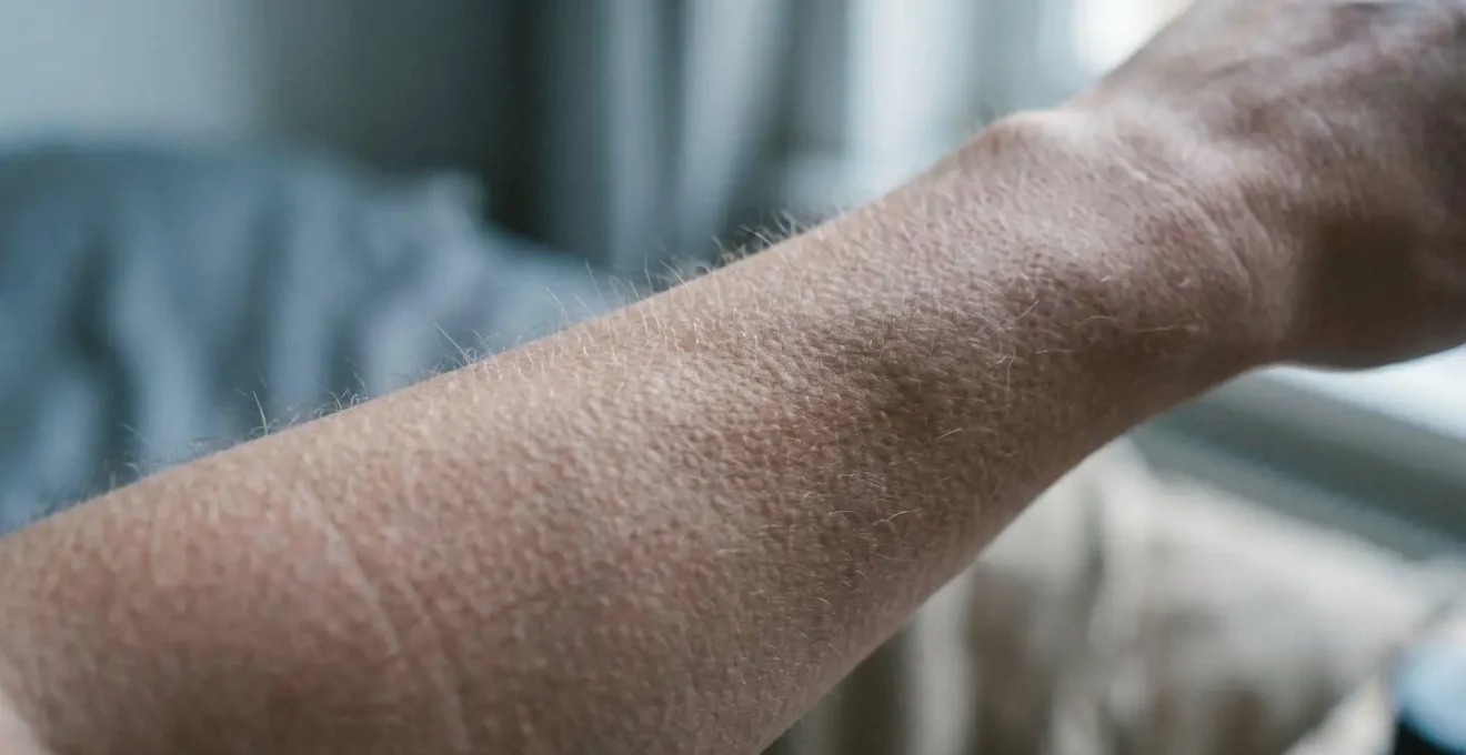 Réaction de la peau aux stimulations thermiques et contrastes sensoriels