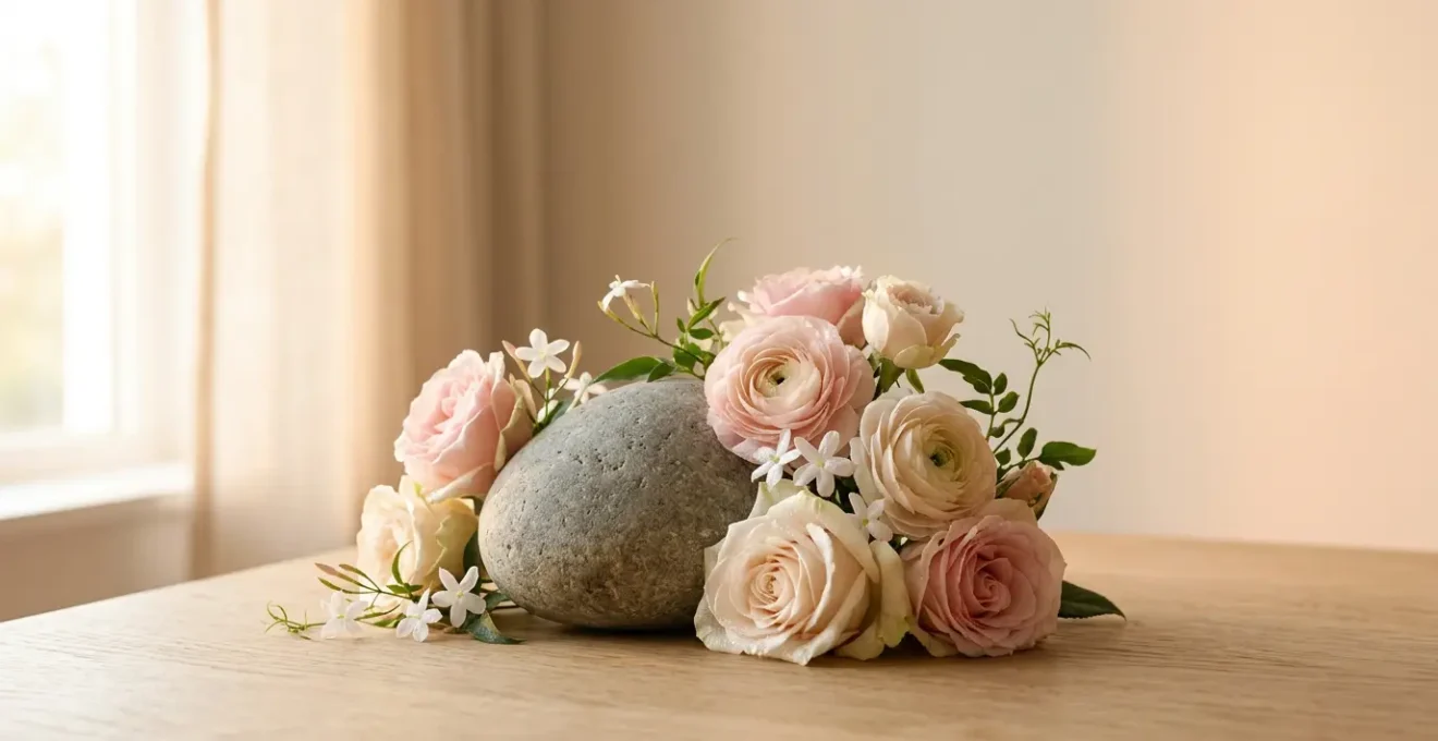 Composition artistique symbolisant l'épanouissement et la libération du plaisir féminin sans hiérarchie