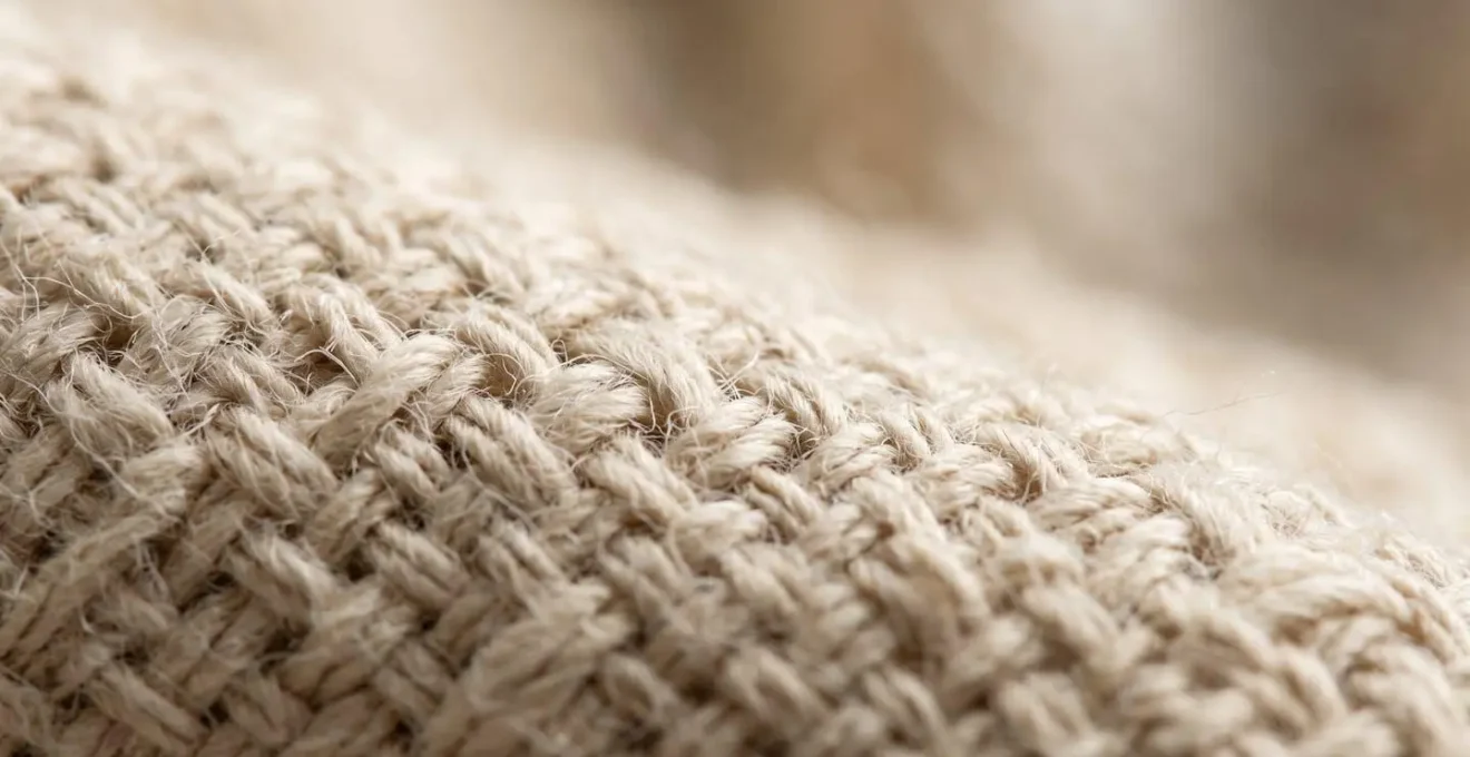 Détails macro de textures textiles douces et sécuritaires